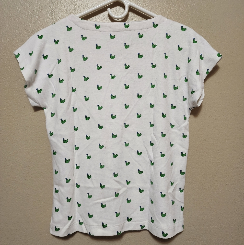 Vintage Chicken Hen Vneck Top - Picture 2 of 4